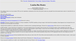 Desktop Screenshot of londonbusroutes.net